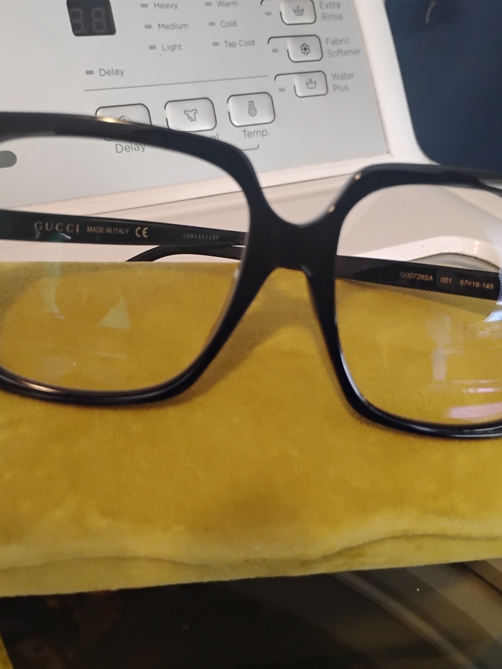 Gucci Black Women's Square Eyeglass Frames